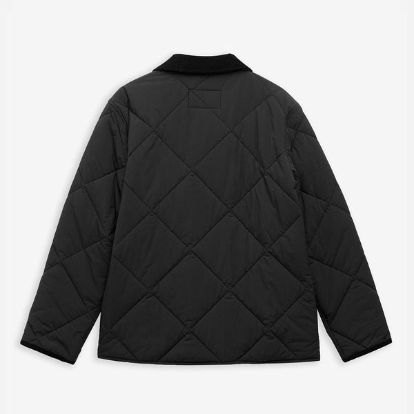 LIDDESDALE SHORT QUILTED JACKET - BLACK