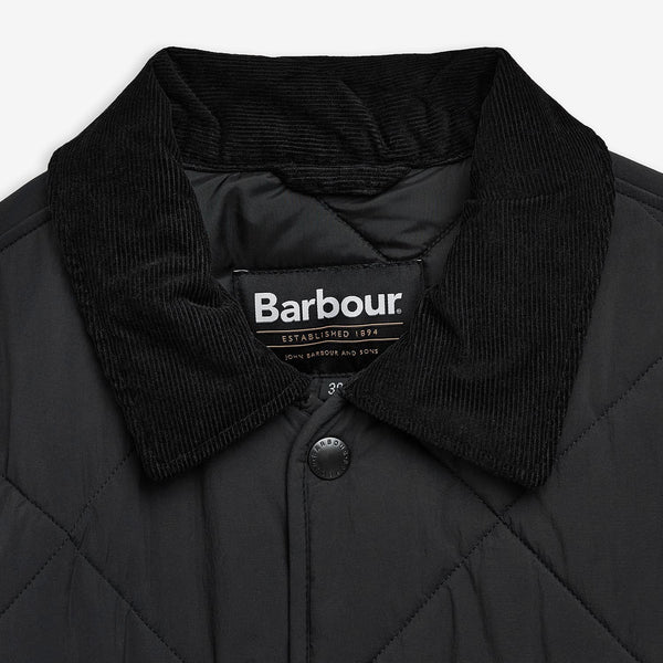 LIDDESDALE SHORT QUILTED JACKET - BLACK