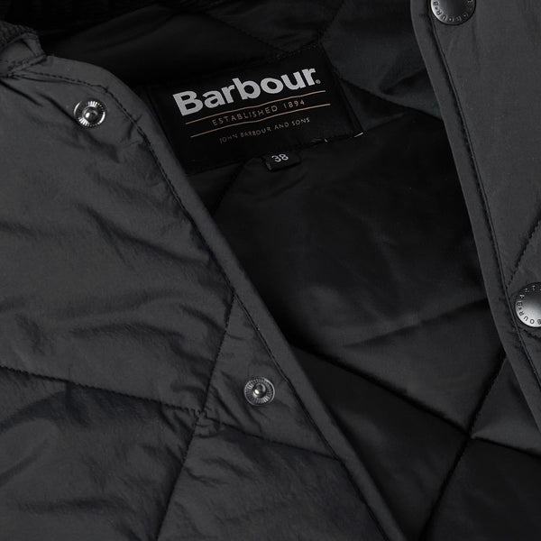 LIDDESDALE SHORT QUILTED JACKET - BLACK