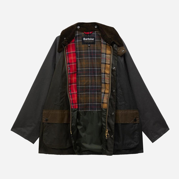 BEDALE PATCHWORK WAX JACKET - SAGE MULTI