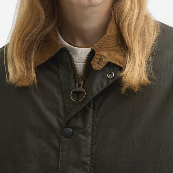 ENDURANCE WAX JACKET - OLIVE