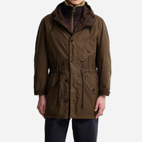 Barbour Ursula Waxed Parka Jacket - Barka