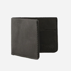 Tanner Goods - MINIMAL BIFOLD - BLACK -  - Main Front View