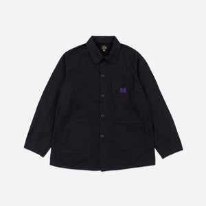 Needles - Needles Coverall - Reversed Sateen Black -  - Main Front View