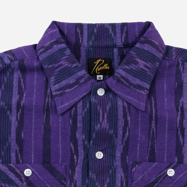 Needles One-Up Shirt - Ikat Stripe