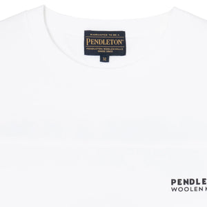 Pendleton - GARMENT DYE FOOTBALL T-SHIRT - OFF WHITE -  - Alternative View 1
