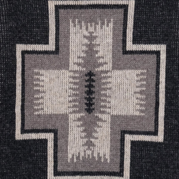 LAMBSWOOL CREW SWEATER - BLACK