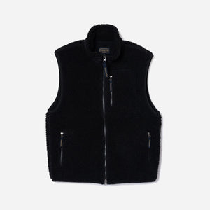Pendleton - SHERPA BOA FLEECE VEST - BLACK -  - Main Front View