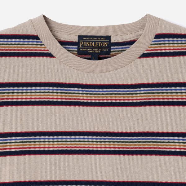 NATIONAL PARK PIQUE BOARDER T-SHIRT - YELLOWSTONE