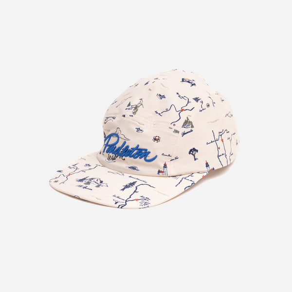 JET CAP - BATIK FLORAL ECRU