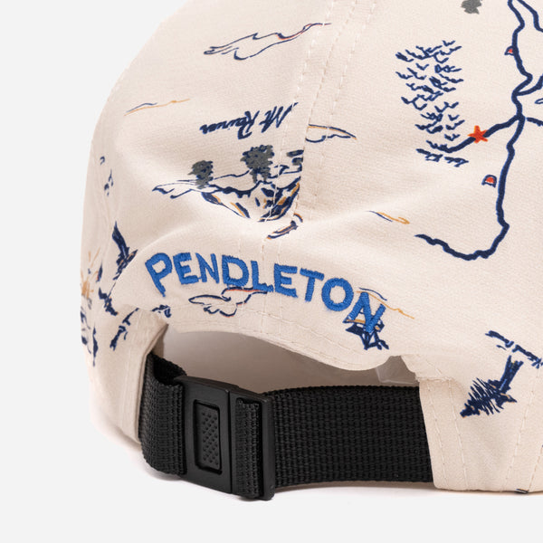 JET CAP - BATIK FLORAL ECRU