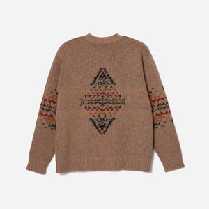 Pendleton - LAMBSWOOL CREWNECK SWEATER - TAN -  - Alternative View 1