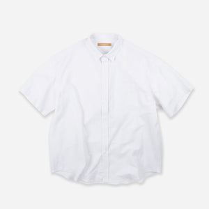Frizmworks - OG DOBBY WEAVE SEERSUCKER HALF SHIRT - WHITE -  - Main Front View