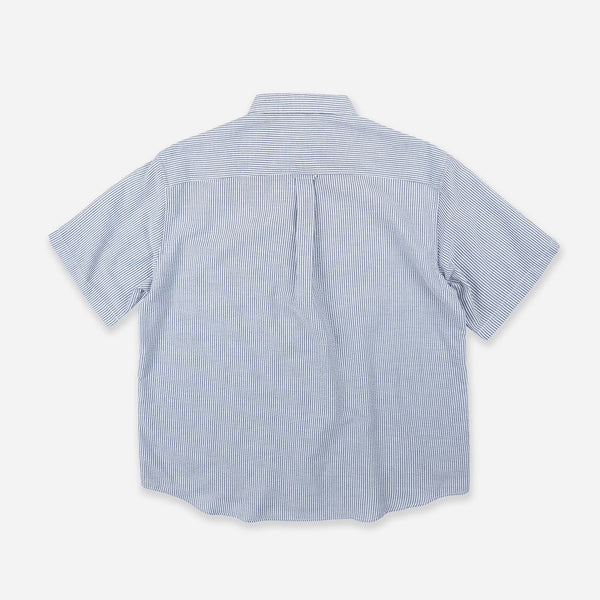OG STRIPE SEERSUCKER HALF SHIRT - BLUE