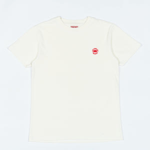 Dubbleware - GILL SINGLE JERSEY T-SHIRT - ECRU - GILL SINGLE JERSEY T-SHIRT - ECRU - Main Front View