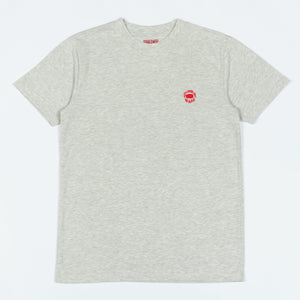 Dubbleware - GILL SINGLE JERSEY T-SHIRT - GREY - GILL SINGLE JERSEY T-SHIRT - GREY - Main Front View