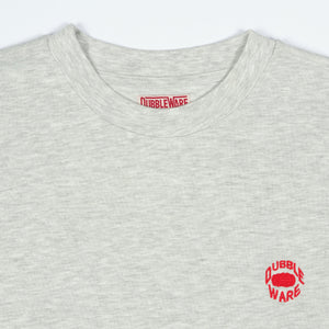 Dubbleware - GILL SINGLE JERSEY T-SHIRT - GREY - GILL SINGLE JERSEY T-SHIRT - GREY - Alternative View 1