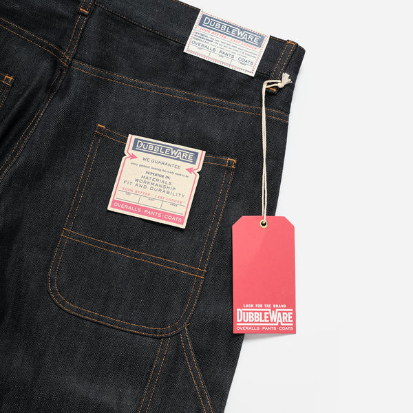 MADE IN ITALY BELMONT WORK CARPENTER PANT - INDIGO (RAW)