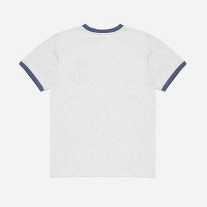 Dubbleware - RINGER T-SHIRT - GREY / INDIGO - PIPPIN T-SHIRT - GREY / INDIGO - Alternative View 1