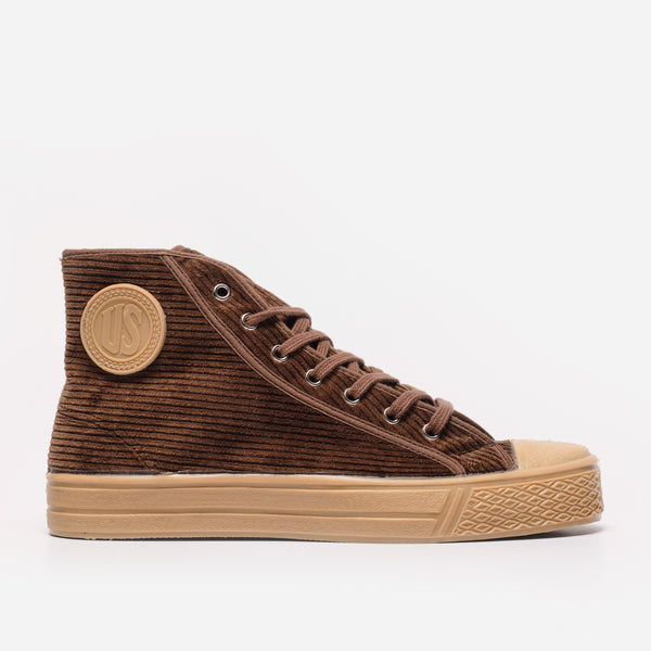 MILITARY CORD HIGH TOP - BROWN