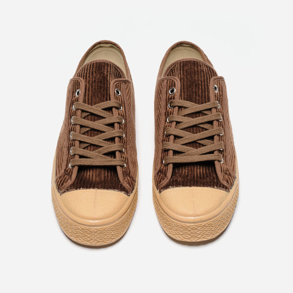 MILITARY CORD LOW TOP - BROWN