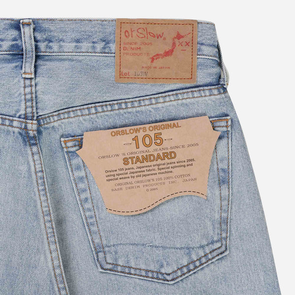 105 90'S LOOSE SELVEDGE DENIM - SKY BLUE