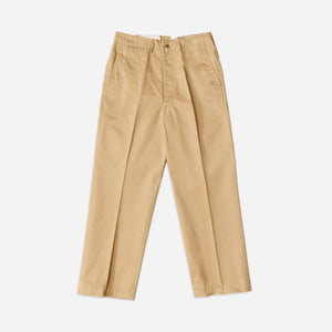 Orslow - Orslow Vintage Fit Army Trousers - Dark Khaki -  - Main Front View