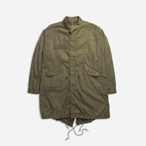 Orslow - M-65 FISH TAIL COAT - ARMY GREEN -  - Main Front View