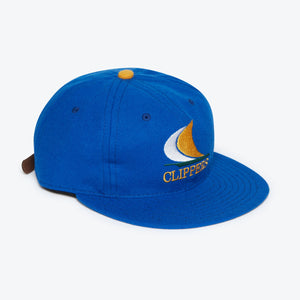 Ebbets Field Flannels - OAKLAND CLIPPERS 1967 COTTON BALLCAP - BLUE -  - Main Front View