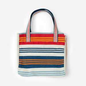 Original Madras Trading Company - MAT WEAVE BEACH TOTE BAG - MULTI -  - Alternative View 1