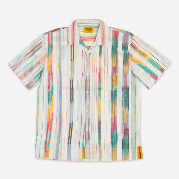 CUBAN IKAT STRIPE SHIRT - MULTI