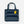 Load image into Gallery viewer, MAT WEAVE BEACH TOTE BAG - NAVY STRIPE
