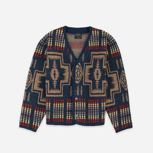 Pendleton - Pendleton Cosy Cardigan - Harding Navy -  - Main Front View