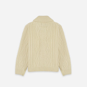 Pendleton - Pendleton Hoop Zip Cardigan - Cream -  - Alternative View 1