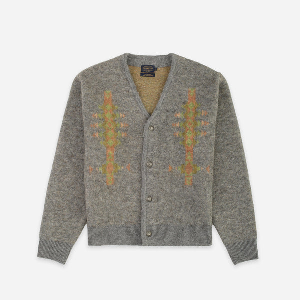 Pendleton Mohair Cardigan - Four Corners Grey