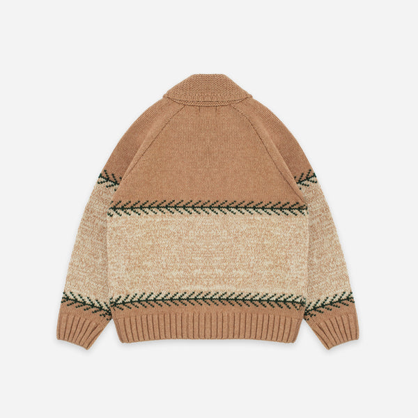 Pendleton Shawl Cowichan Cardigan - OG Oatmeal