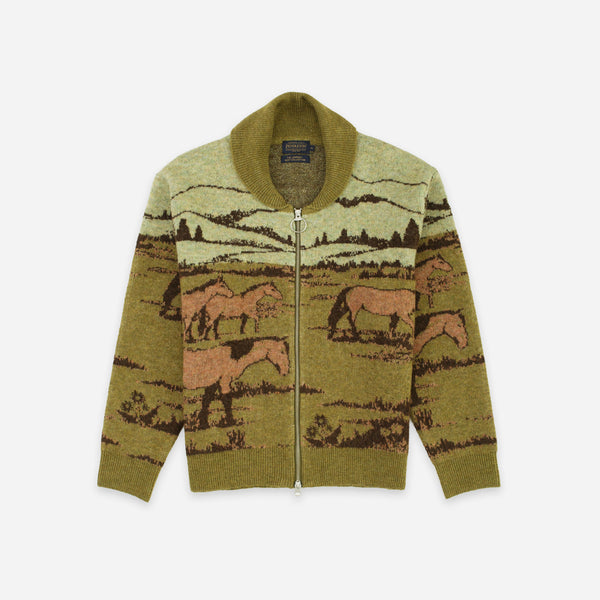 Pendleton Wool Cardigan - Shadow Mountain