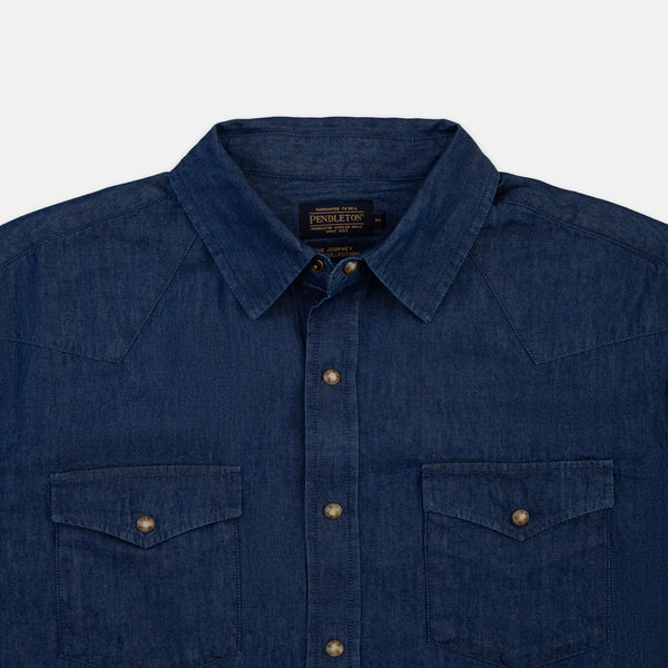Chandler Western Shirt - Indigo
