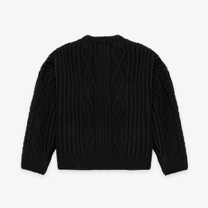 Pendleton - Pendleton Cable Knit Sweater - Black -  - Alternative View 1
