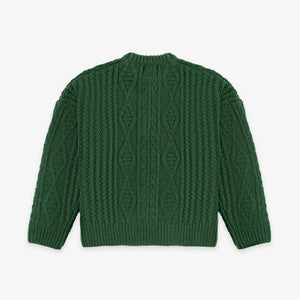 Pendleton - Pendleton Cable Knit Sweater - Pine Green -  - Alternative View 1