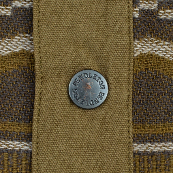 Popover Snap Jacket - Dark Green Crown Point