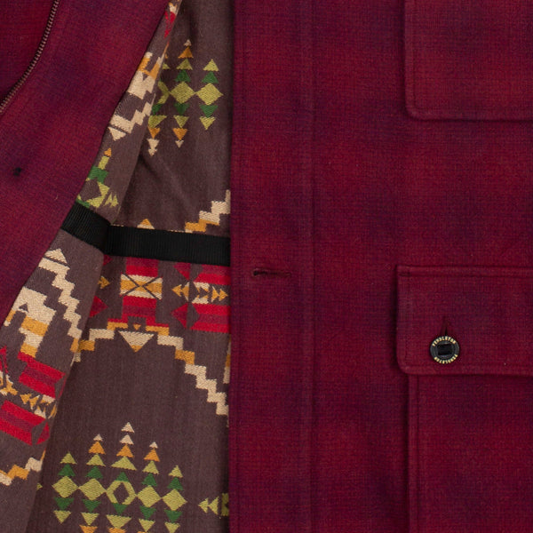 Lined Hunting Jacket - Burgundy Plaid