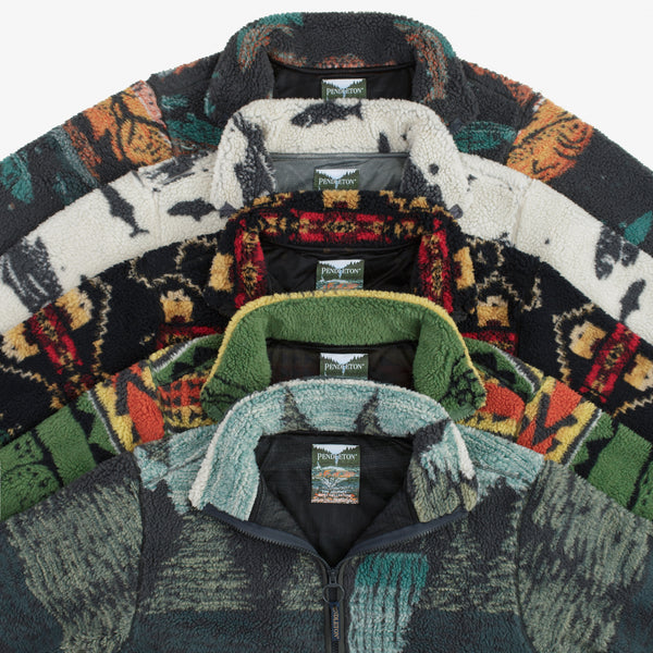 Pendleton Jacquard Sherpa Fleece - Four Corners