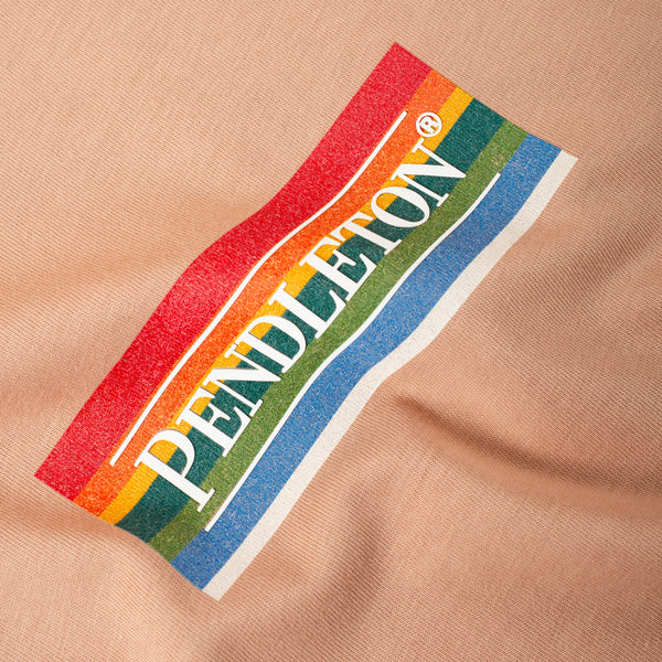 BOX T-SHIRT - KHAKI/GREY HORSE