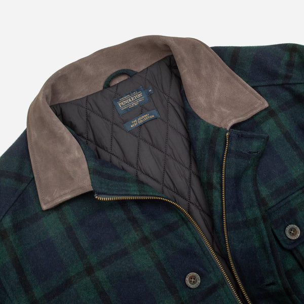 WINTER WOOL HUNTING JACKET - BLACK WATCH