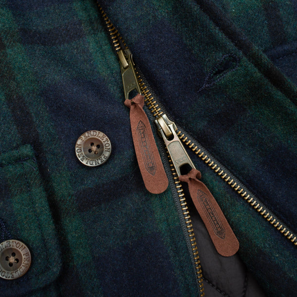 WINTER WOOL HUNTING JACKET - BLACK WATCH