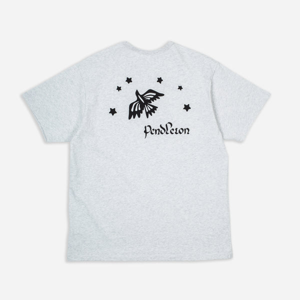 STAR BIRD T-SHIRT - GREY HEATHER