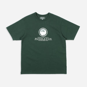 Pendleton - COLLEGIATE T-SHIRT - DARK GREEN -  - Main Front View