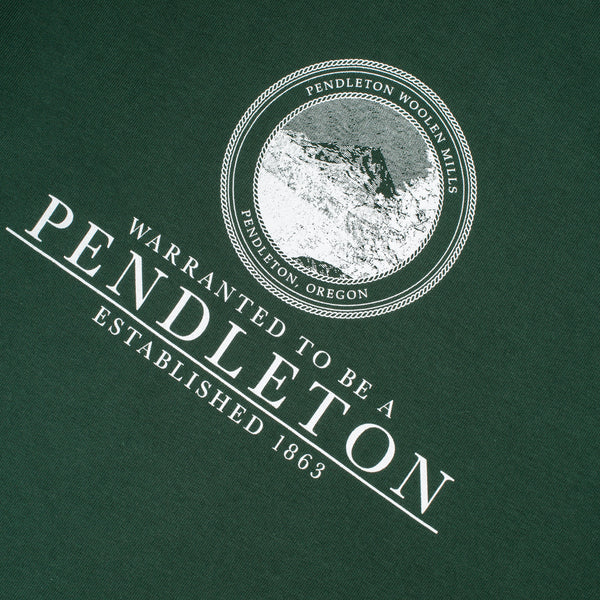 COLLEGIATE T-SHIRT - DARK GREEN