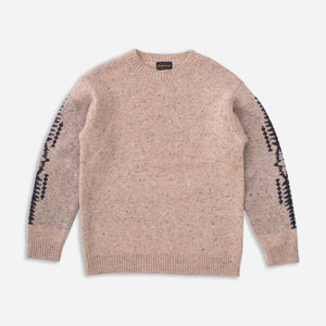 Pendleton - SHETLAND KNITTED SWEATER - IVORY HARDING STAR -  - Main Front View